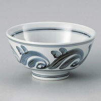 金正陶器 染唐草5.0種丼 28-334-478-yu 1セット(3個)（直送品）