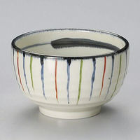 金正陶器 呉須三色十草4.1ロクロ目丼 28-335-128-o 1セット(6個)（直送品）