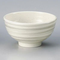 金正陶器 粉引刷毛目5.0高浜丼 28-336-098-mi 1セット(6個)（直送品）