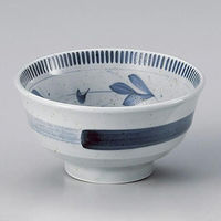 金正陶器 益子風ツタ5.0深口丼 28-336-178-ya 1セット(6個)（直送品）