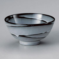 金正陶器 黒うず5.0種丼 28-336-238-to 1セット(6個)（直送品）
