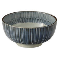 金正陶器 古染細十草軽量5.5丼 28-336-348-ki 1セット(6個)（直送品）