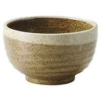 金正陶器 フチ粉引 5.0多用丼 28-338-188-wa51 1セット(6個)（直送品）