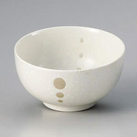 金正陶器 ドット白お好丼大 28-337-288-ya 1セット(6個)（直送品）