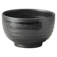 金正陶器 黒御影 外黒刷毛5.0多用丼 28-338-038-wa51 1セット(6個)（直送品）