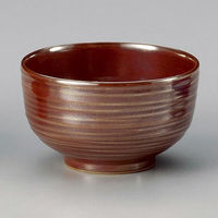 金正陶器 紅結晶4.0丼 28-340-148-ro 1セット(6個)（直送品）