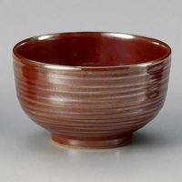 金正陶器 紅結晶5.0丼 28-340-138-ro 1セット(3個)（直送品）
