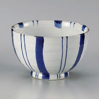 金正陶器 粉引ゴス十草夏目5.0丼 28-340-018-yu 1個（直送品）