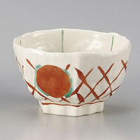 金正陶器 朱丸紋六角45丼 28-339-308-mi 1個（直送品）