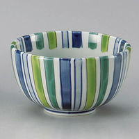 金正陶器 グリーン十草4.8丼 28-339-338-yu 1個（直送品）