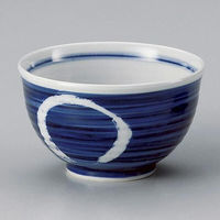 金正陶器 呉須巻丸紋5.0深丼 28-341-158-yu 1セット(3個)（直送品）