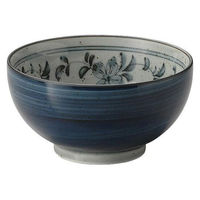 金正陶器 呉須巻唐草多用丼 28-342-228-ki 1セット(6個)（直送品）