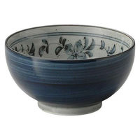 金正陶器 呉須巻唐草多用碗 28-342-238-ki 1セット(6個)（直送品）