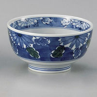 金正陶器 二色だみ菊4.0京丼 28-342-218-yo 1セット(10個)（直送品）