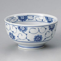 金正陶器 染付優花4.0京丼 28-342-278-yo 1セット(10個)（直送品）