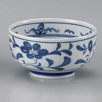 金正陶器 古染花大丼 28-342-328-ya 1セット(6個)（直送品）