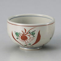 金正陶器 赤絵花鳥5.0多用丼 28-343-078-ne 1個（直送品）
