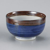 金正陶器 渕錆呉須巻4.5丼 28-343-178-te 1セット(3個)（直送品）