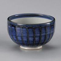 金正陶器 呉須巻面取5.0丼 28-344-038-to 1セット(3個)（直送品）