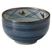 金正陶器 呉須巻錆点4.5丼 28-345-358-ne 1セット(6個)（直送品）