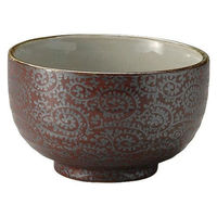 金正陶器 赤楽タコ唐草4.5多用丼 28-345-178-te 1セット(3個)（直送品）