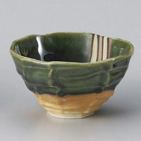 金正陶器 織部十草八角鉢 28-345-218-o 1セット(3個)（直送品）