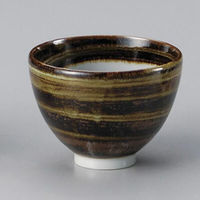 金正陶器 錆渦ノッポ丼 (大) 28-345-198-yu 1セット(3個)（直送品）