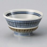 金正陶器 掻落二色十草4.5尻張丼 28-345-188-yu 1セット(3個)（直送品）