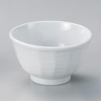 金正陶器 白4.0けずり丼 28-347-308-ya 1セット(6個)（直送品）