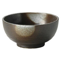 金正陶器 白吹天目 4.0丼 28-347-038-ya 1セット(6個)（直送品）