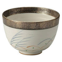 金正陶器 秋草金タタキ多用小丼 28-350-018-mi 1セット(3個)（直送品）