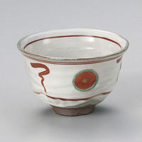 金正陶器 赤絵丸紋4.5丼 28-349-038-yu 1個（直送品）