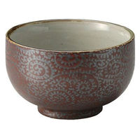 金正陶器 赤楽タコ唐草4.0多用丼 28-350-138-te 1セット(3個)（直送品）