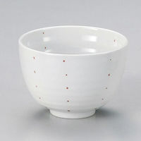 金正陶器 紅 ドット4.0小丼 28-350-198-yu 1セット(3個)（直送品）
