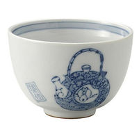 金正陶器 染付土瓶絵多用小丼 28-351-198-mi 1セット(6個)（直送品）