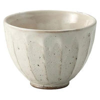 金正陶器 粉引面取姫丼 28-352-048-te 1セット(3個)（直送品）