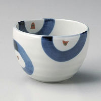 金正陶器 上絵丸紋姫丼 28-352-138-to 1セット(3個)（直送品）