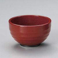 金正陶器 赤柚子4.0多用丼 28-352-348-ne 1セット(6個)（直送品）