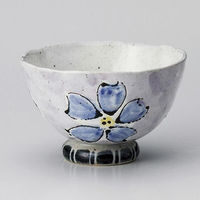 金正陶器 一珍花大平(青) 28-363-368-ro 1セット(6個)（直送品）