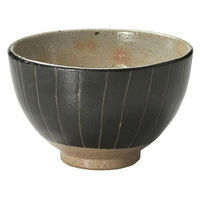 金正陶器 黒十草 中平 28-364-118-i 1セット(6個)（直送品）