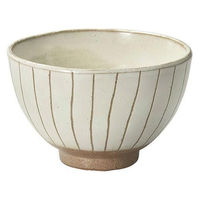 金正陶器 白十草 中平 28-364-128-i 1セット(6個)（直送品）