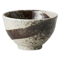 金正陶器 志野サビ刷毛飯碗大 28-365-358-ha 1セット(10個)（直送品）