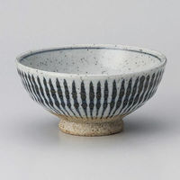 金正陶器 細十草灰中平 28-366-168-ro 1セット(6個)（直送品）