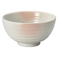 金正陶器 ピンク吹丸碗大 28-366-238-a 1セット(6個)（直送品）