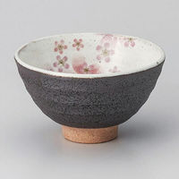金正陶器 粉引舞桜飯碗(ピンク) 28-367-478-ha 1セット(6個)（直送品）
