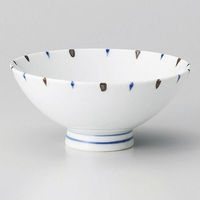 金正陶器 渕二色十草中平 28-369-068-ro 1セット(6個)（直送品）