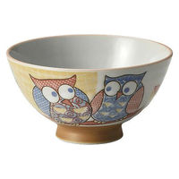 金正陶器 刺し子ふくろう中平 28-370-268-i 1セット(10個)（直送品）