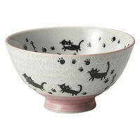 金正陶器 さんぽネコ 中平 28-371-038-i 1セット(10個)（直送品）