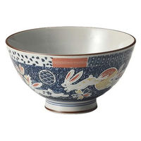 金正陶器 花ゆめうさぎ中平 28-371-028-i 1セット(10個)（直送品）