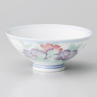 金正陶器 白磁彩花中平 28-371-338-a 1セット(10個)（直送品）